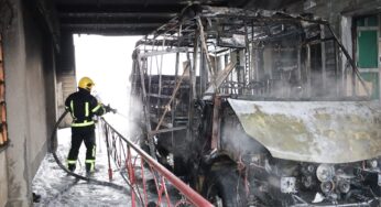 У Білій Церкві горіло автотранспортне підпримство