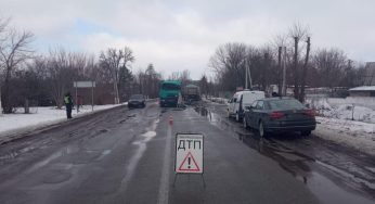 На Білоцерквіщині зіткнулись дві вантажівки