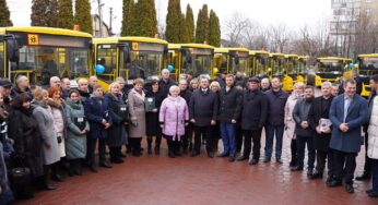 Білоцерківська міська територіальна громада отримала нові шкільні автобуси