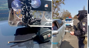 Білоцерківські поліцейські задокументували водія за використання спецсигналу без дозволу