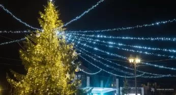 У Білій Церкві “запалили” головну ялинку міста (Відео, фото)