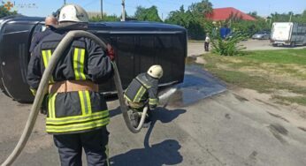 В Узині рятувальники ліквідували наслідки ДТП