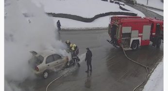 У Білій Церкві ліквідовано загорання легкового автомобіля