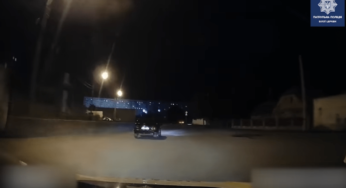 У Білій Церкві п’яний водій скоїв ДТП та намагався втекти від патрульних (Відео)
