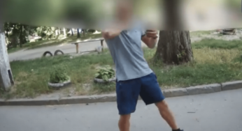 У Білій Церкві чоловік погрожував перехожим ножем та пошкодив авто патрульних