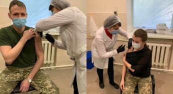 Військовослужбовці Білоцерківського гарнізону вакцинувались від COVID-19