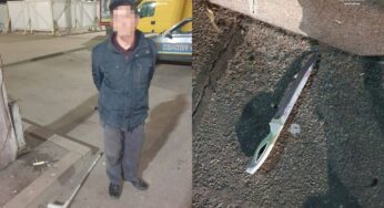 У Білій Церкві затримали чоловіка, який погрожував громадянам фізичною розправою