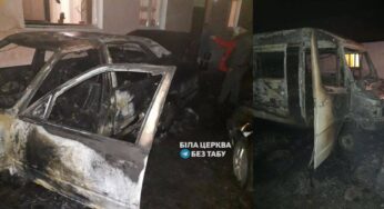 На Білоцерківщині ревнивець спалив автомобілі двох знайомих своєї дружини