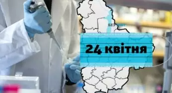 477 нових випадків COVID-19 в Україні, на Київщині +54 станом на 24 квітня